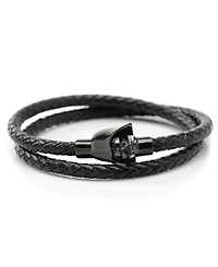 Star Wars Men's Darth Vader Helmet Double-Wrap Stainless Steel Bracelet