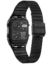 Star Wars by Citizen Trench Run Analog-Digital Black Stainless Steel Bracelet Watch 33mm