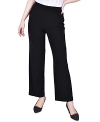 Ny Collection Petite Pull-On Straight-Leg Pants