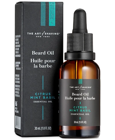 The Art of Shaving Premium Beard Oil, Citrus Mint Basil, 1 Fl Oz