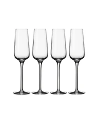 Villeroy & Boch Voice Basic Flute Champagne Glasses, Set of 4