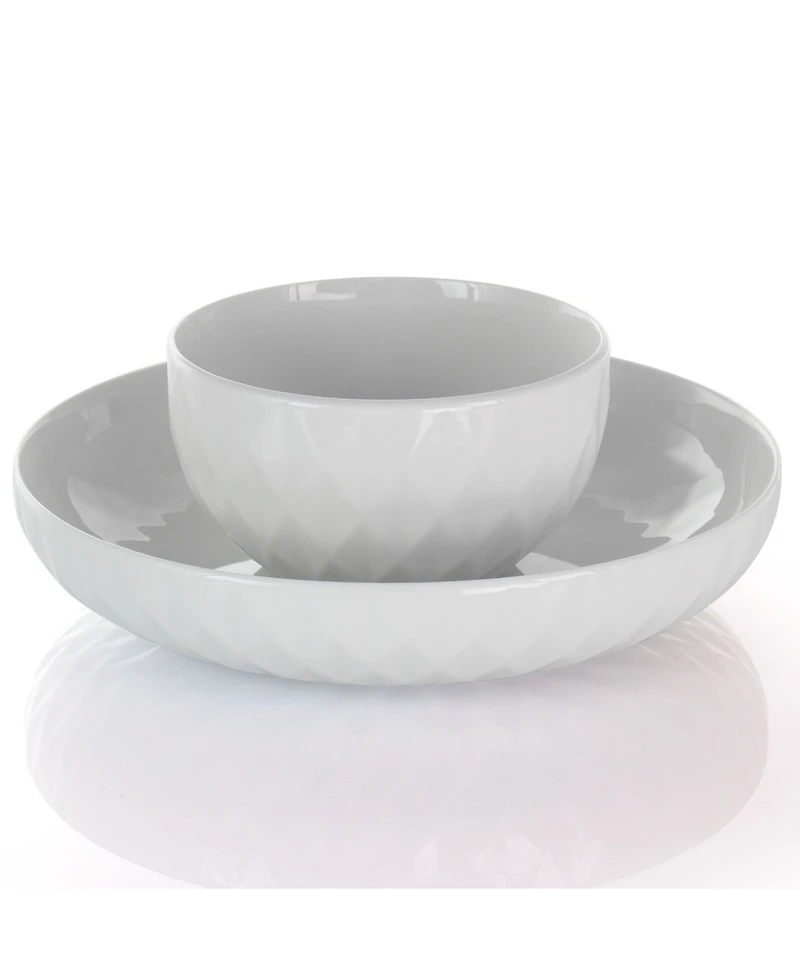 Elama Sienna 18 Pc. Dinnerware Set, Service for 4