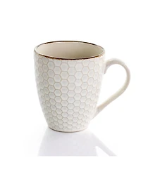 Elama Honey 16 Pc. Dinnerware Set, Service for 4