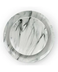 Elama Fine Marble 16 Pc. Dinnerware Set, Service for 4