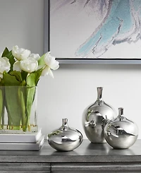 Madison Park Signature Ansen Metallic Vase, 3 Piece Set