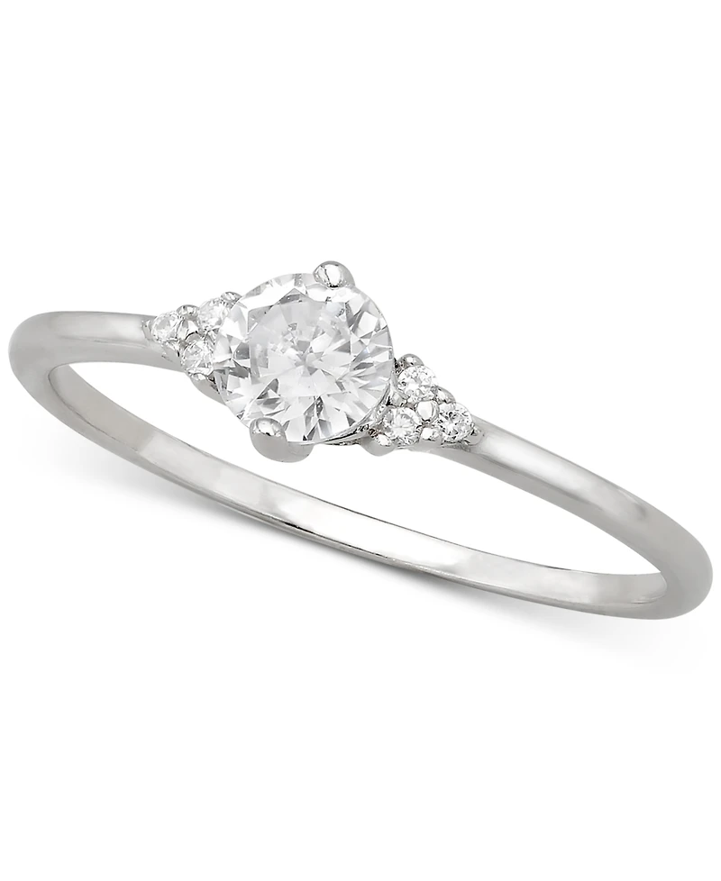 Giani Bernini Cubic Zirconia Ring in Sterling Silver, Created for Macy's