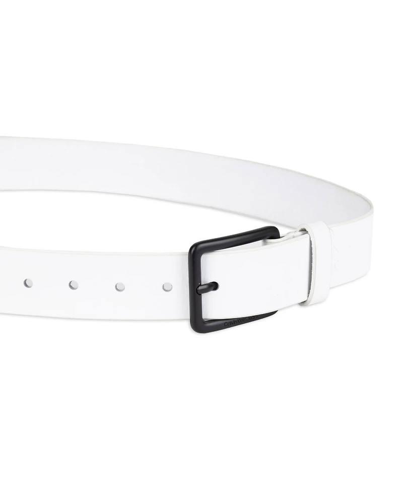 Calvin Klein Men's Genuine Leather Casual Bridle Belt