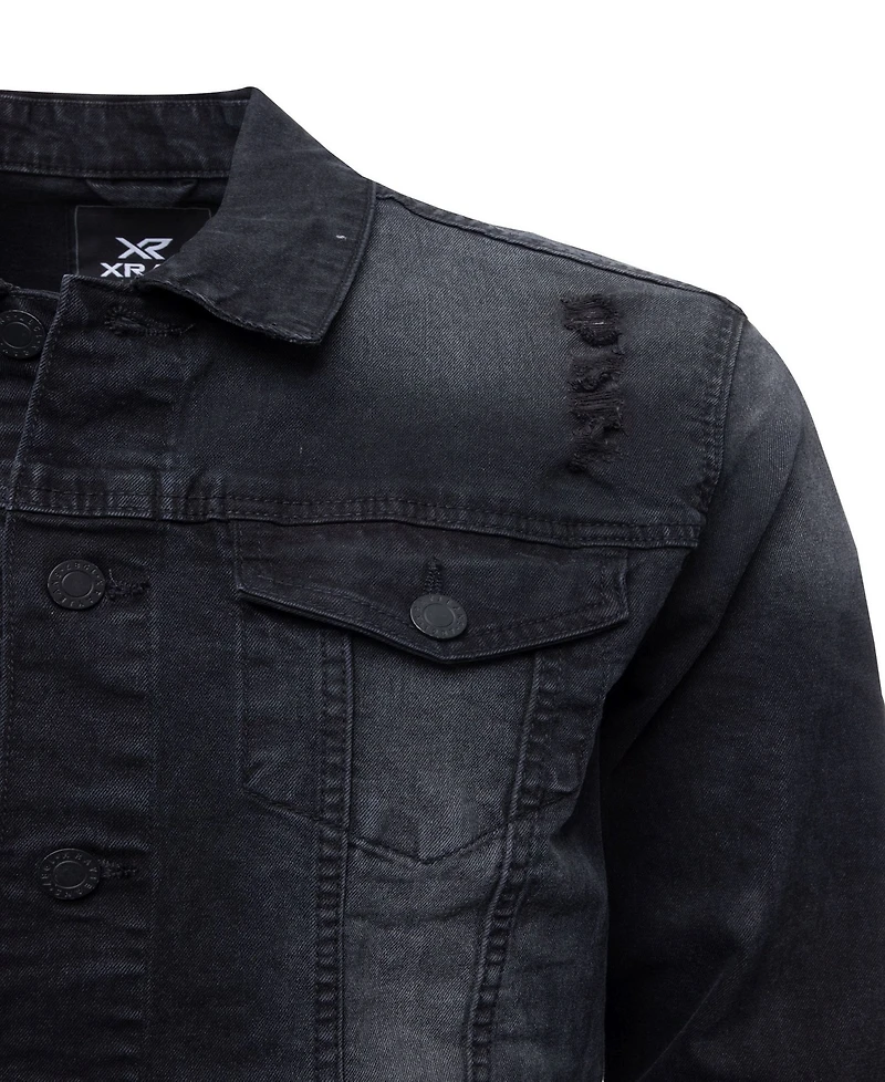 Men's Slim Washed Denim Jacket
