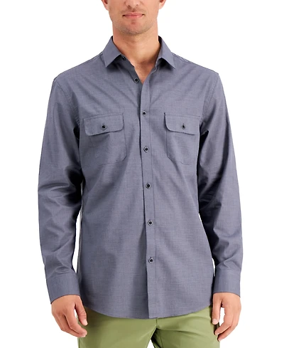 Alfani Men's Regular-Fit Solid Shirt