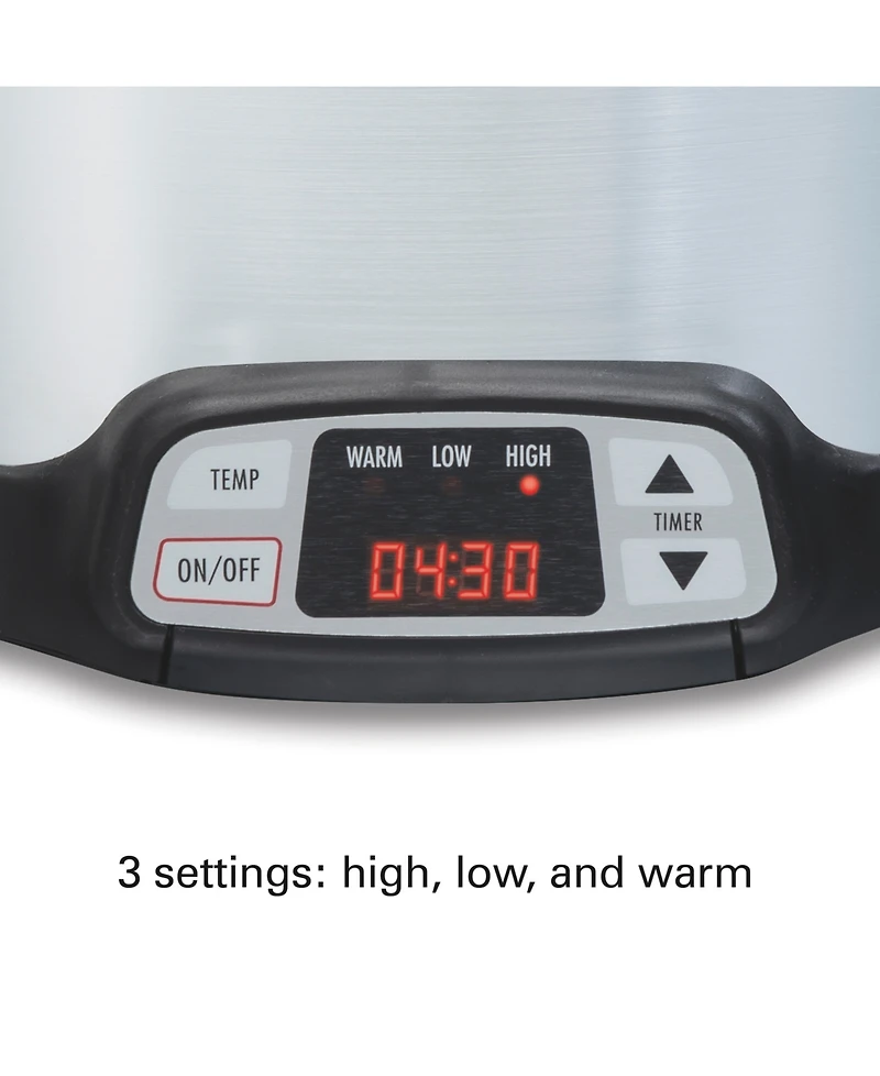 Hamilton Beach 8-Qt. Programmable Countdown Slow Cooker