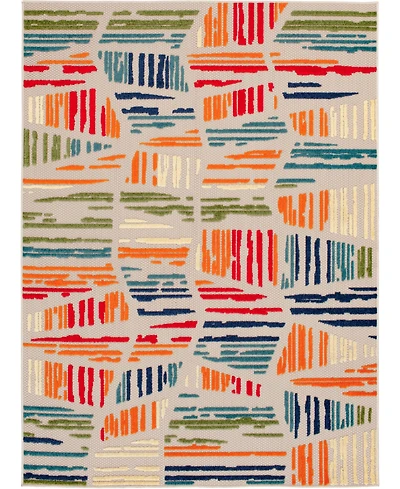 Closeout! Northern Weavers Britta Bri-02 7'10" x 9'10" Outdoor Area Rug