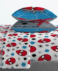 Spider-Man Burst 4 Piece Sheet Set, Full