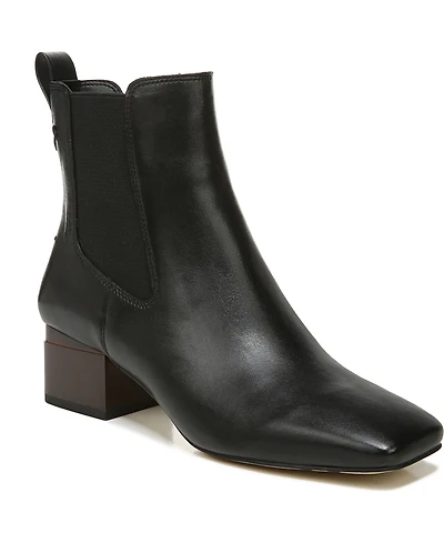 Franco Sarto Women's Waxton Block Heel Square Toe Booties