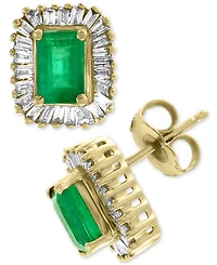 Effy Emerald (1 ct. t.w.) and Diamond (5/8 ct. t.w.) in 14k Gold or 14k White Gold