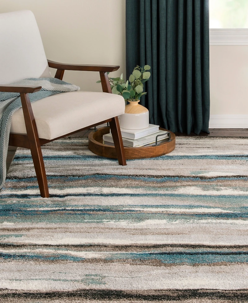 Mink Home Leisure Bay Dusk 3'3" x 5'3" Area Rug