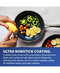 15-Piece Ultra-Durable Non-Stick Diamond Infused Cookware and Bakeware Set