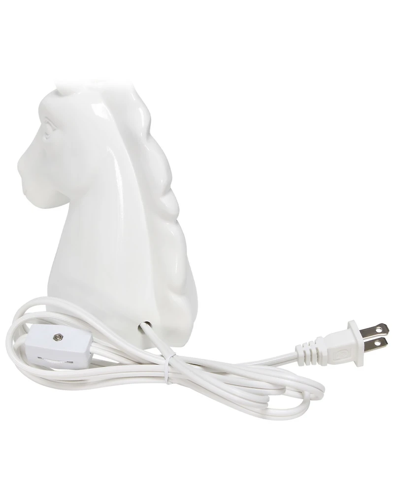 Simple Designs Sparkling Unicorn Table Lamp