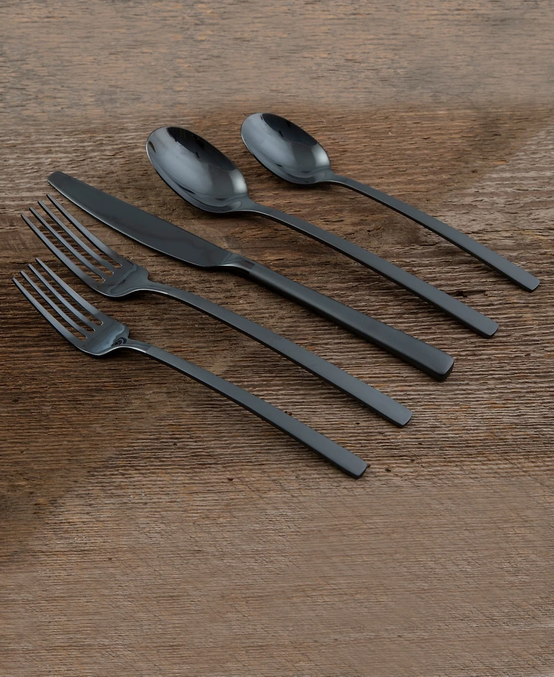 Cambridge Silversmiths Beacon Sand Mirror 20-Piece Flatware Set, Service for 4