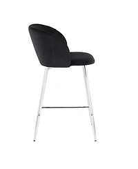 Fran Contemporary Counter Stool, Set of 2