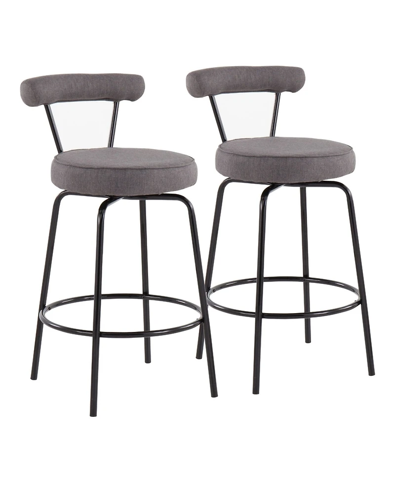 Rhonda Contemporary Counter Stool, Set of 2