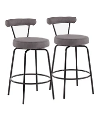Rhonda Contemporary Counter Stool, Set of 2