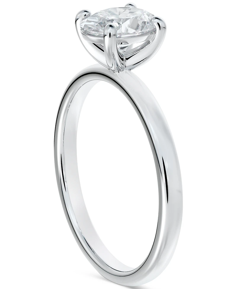 Portfolio by De Beers Forevermark Diamond Solitaire Oval-Cut Diamond Engagement Ring (5/8 ct. t.w.) in 14k White Gold