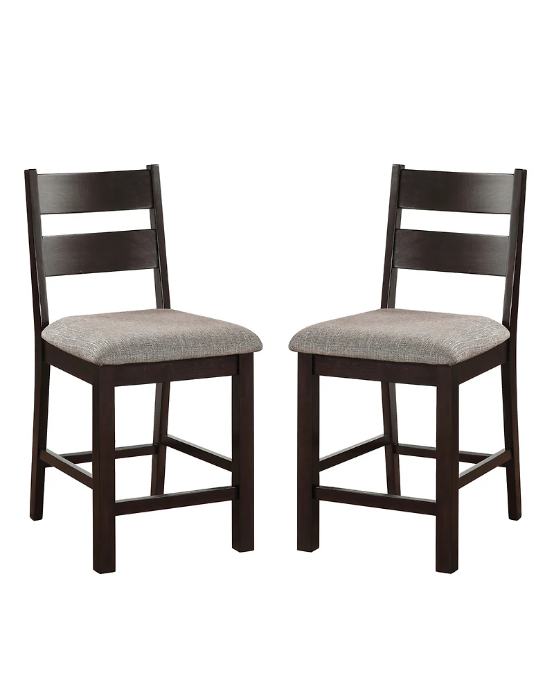 Inverna Counter Height Chairs, Set of 2