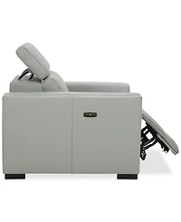 Closeout! Jenneth 41" Leather Recliner, Created for Macy's