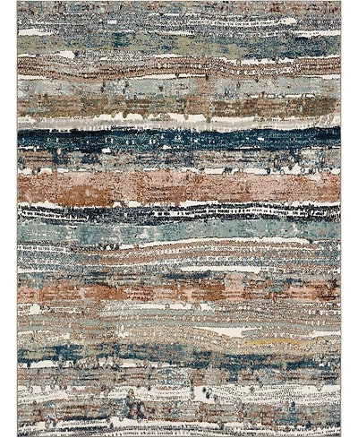 Closeout! Karastan Epiphany Colorful Waves 5'3" x 7'10" Area Rug