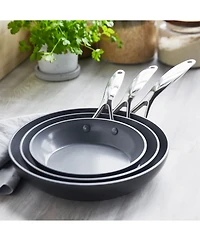 GreenPan Valencia Pro Healthy Ceramic Nonstick 8", 9.5" & 11" Frypan Set
