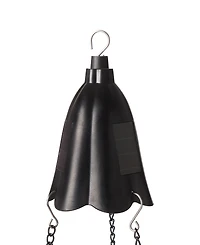 Glitzhome Solar Lighted Plastic Hanging Planter, 30"