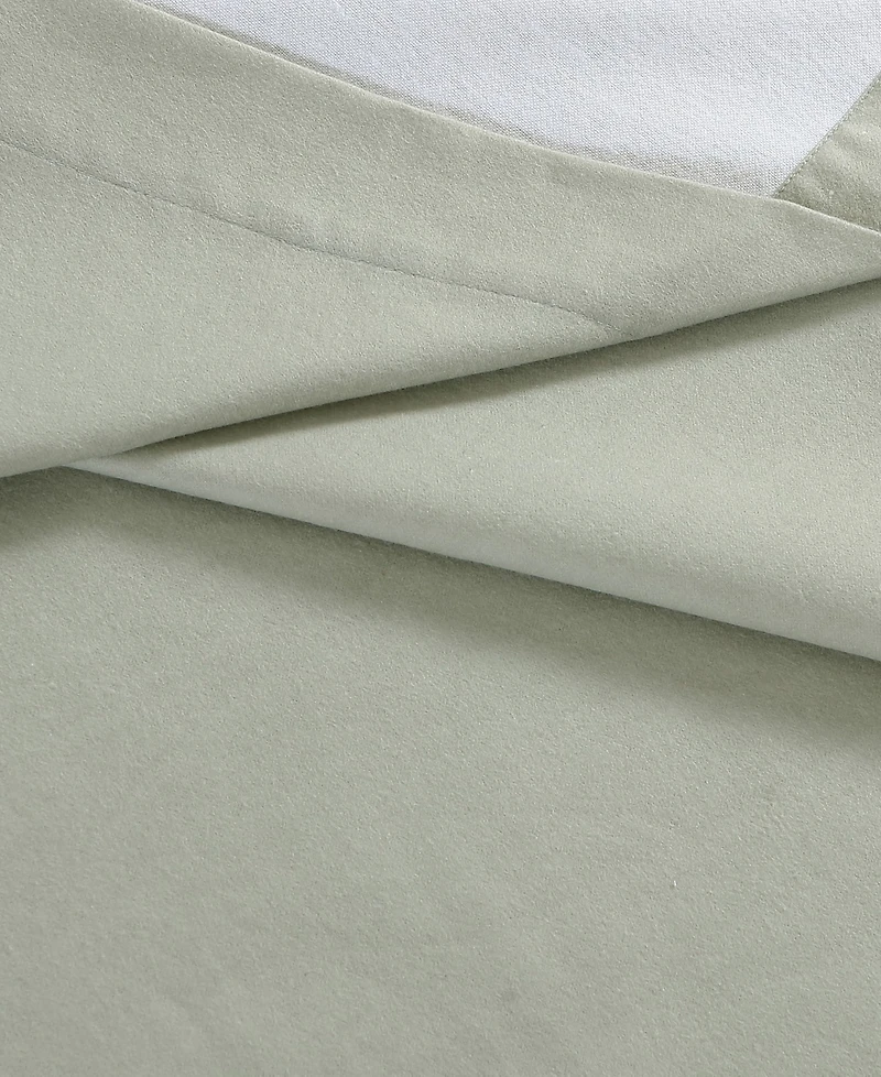 Eddie Bauer Solid 100% Cotton Brushed Flannel 4-Pc. Sheet Set