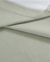 Eddie Bauer Solid 100% Cotton Brushed Flannel 4-Pc. Sheet Set