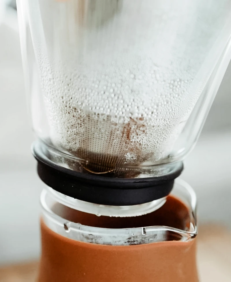 Grosche Amsterdam Pour Over Coffee Maker with Double Layer Permanent Stainless Steel Coffee Filter, 28.7 fl oz Capacity