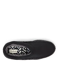 Dearfoams Men's Thompson Moccasin Toe Clog House Shoe Slipper