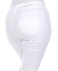 White Mark Plus Capri Jeans