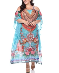 Plus Sheer Maxi Caftan