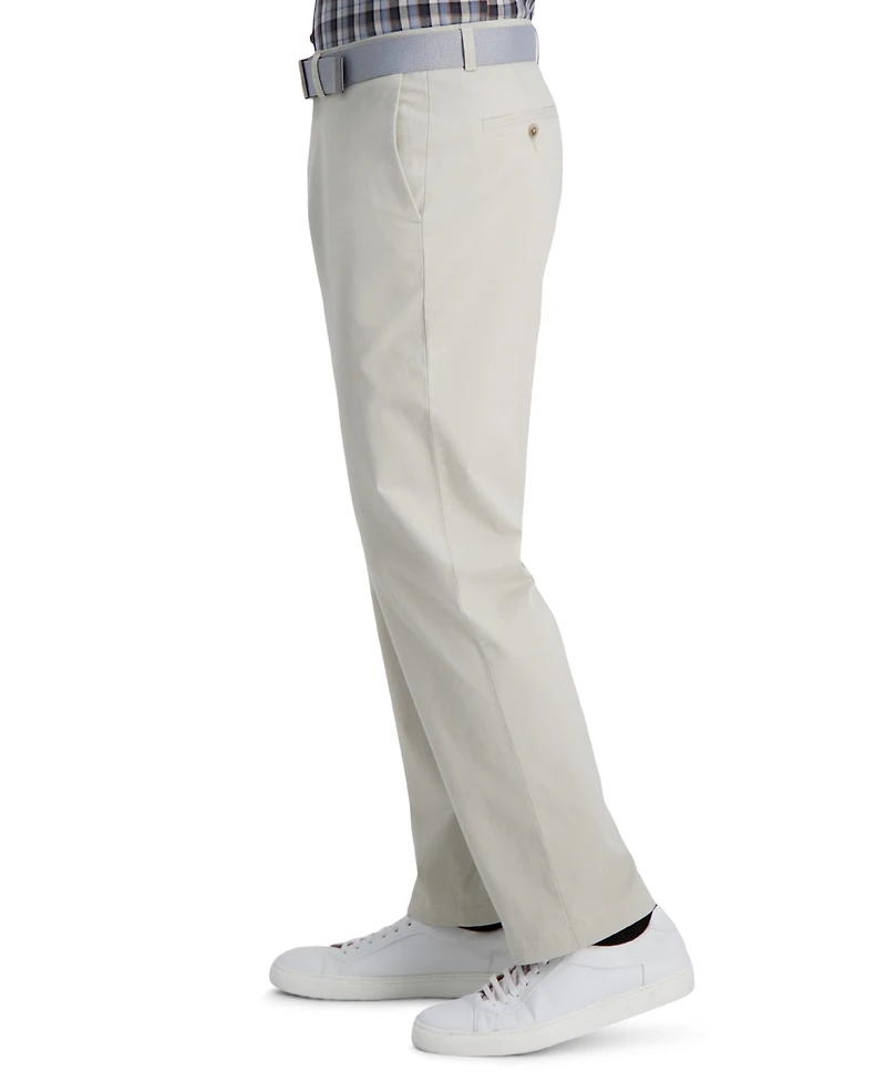 Haggar Men's Straight Fit Soft Chino Premium Dress Pant