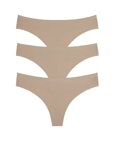 Honeydew Women's Skinz Thong, Pack of 3