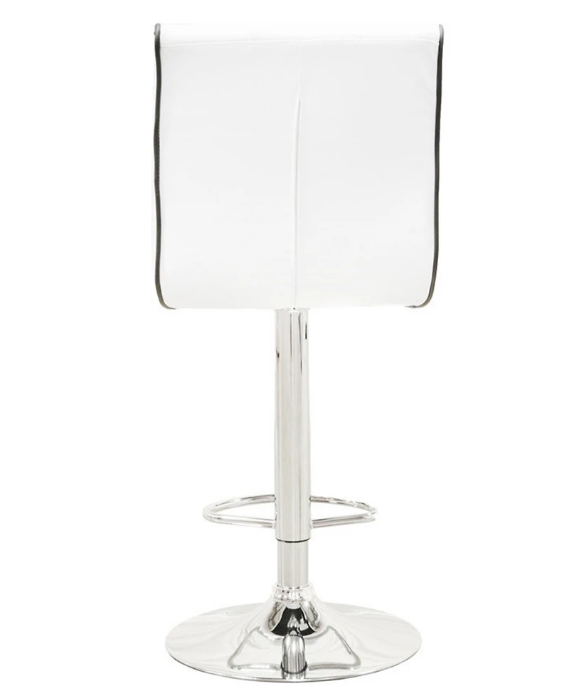 Kimberly Modern Swivel Bar Stool with Crystals, Set of 2