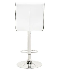 Kimberly Modern Swivel Bar Stool with Crystals, Set of 2