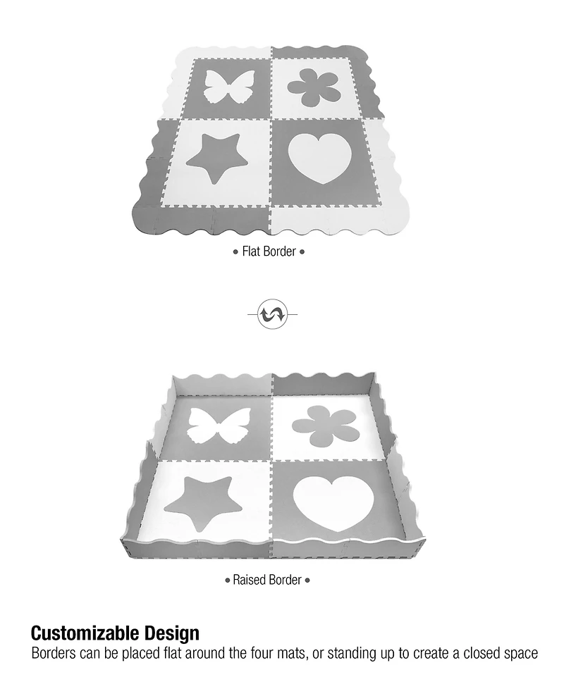 Sorbus Interlocking Baby Play Mat