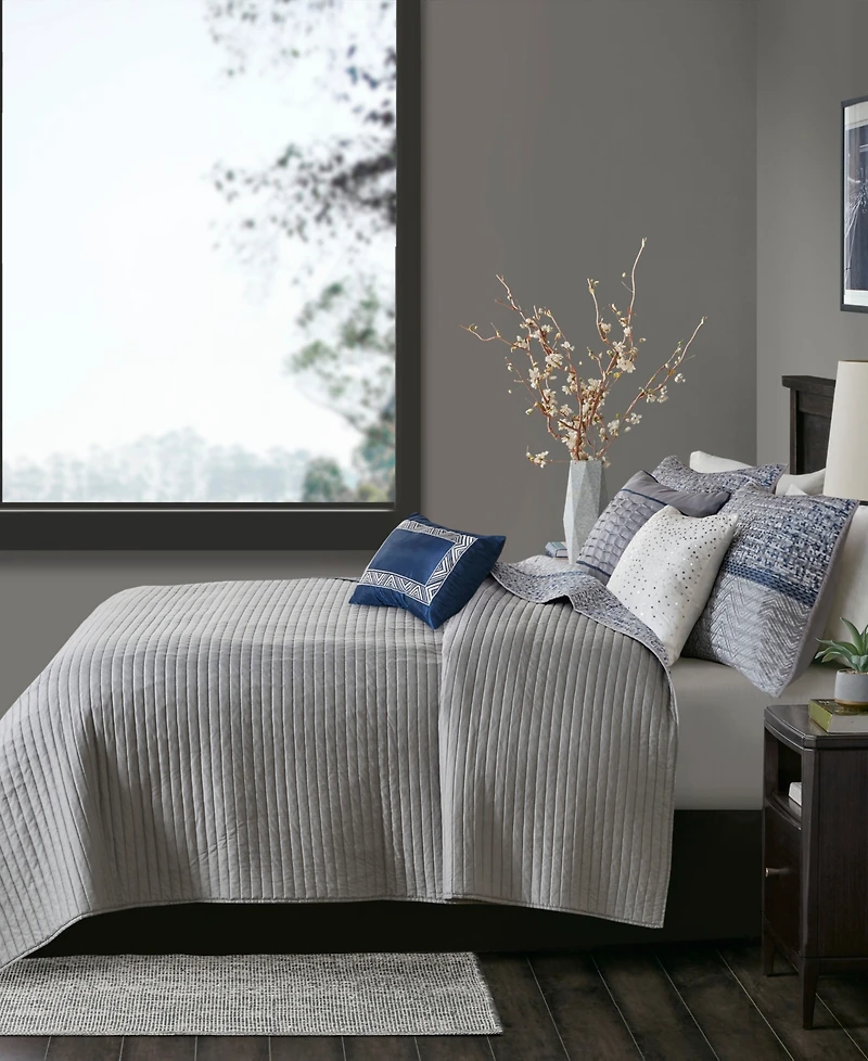 Madison Park Rhapsody 6-Pc. Quilt Set, Full/Queen