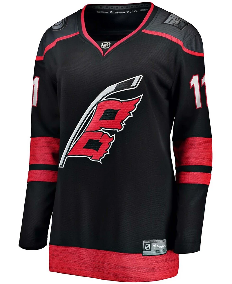Women's Jordan Staal Black Carolina Hurricanes Breakaway Alternate Player Jersey