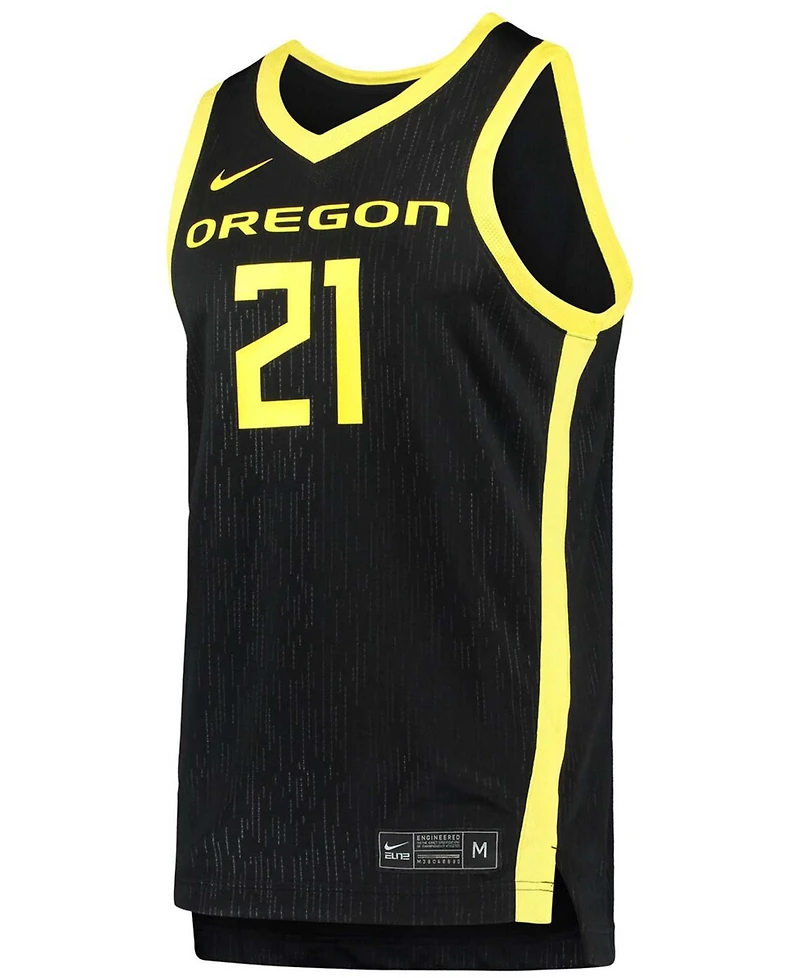 Nike Men's #21 Oregon Ducks Team Replica Basketball Jersey