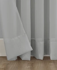 Mallory Sheer Voile Rod Pocket Curtain Panel