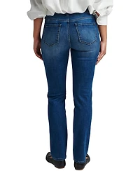 Jag Women's Ruby Comfort Stretch Mid Rise Straight Jeans