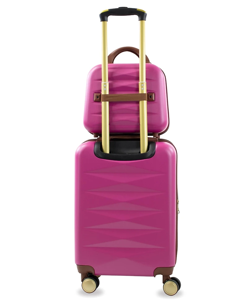 Jewel Carry-on Cosmetic Luggage, Set of 2