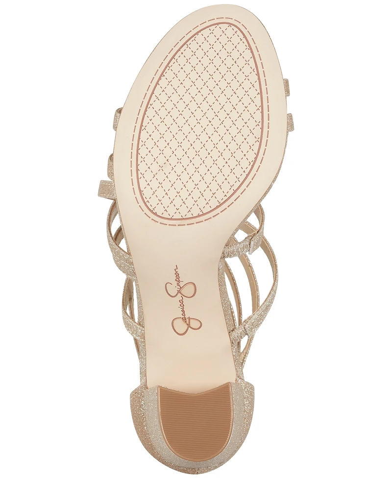 Jessica Simpson Women's Stassey Strappy Block Heel Dress Sandals