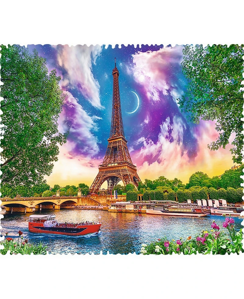 Trefl Crazy Shape Jigsaw Puzzle Sky Over Paris, 600 Pieces